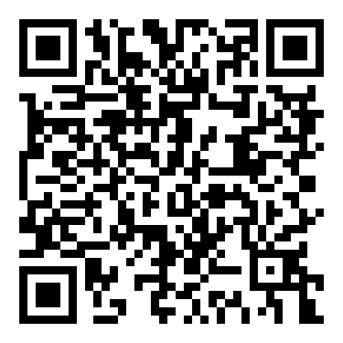 The image displays a QR code with a white square background and black squares forming the pattern, typically used for scanning to reveal encoded information.
