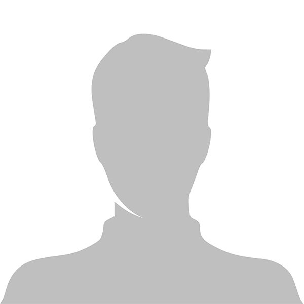 The image is a placeholder or icon commonly used in web design to represent an avatar, profile picture, or user icon. It features a stylized human silhouette with a simple head and body shape against a white background.